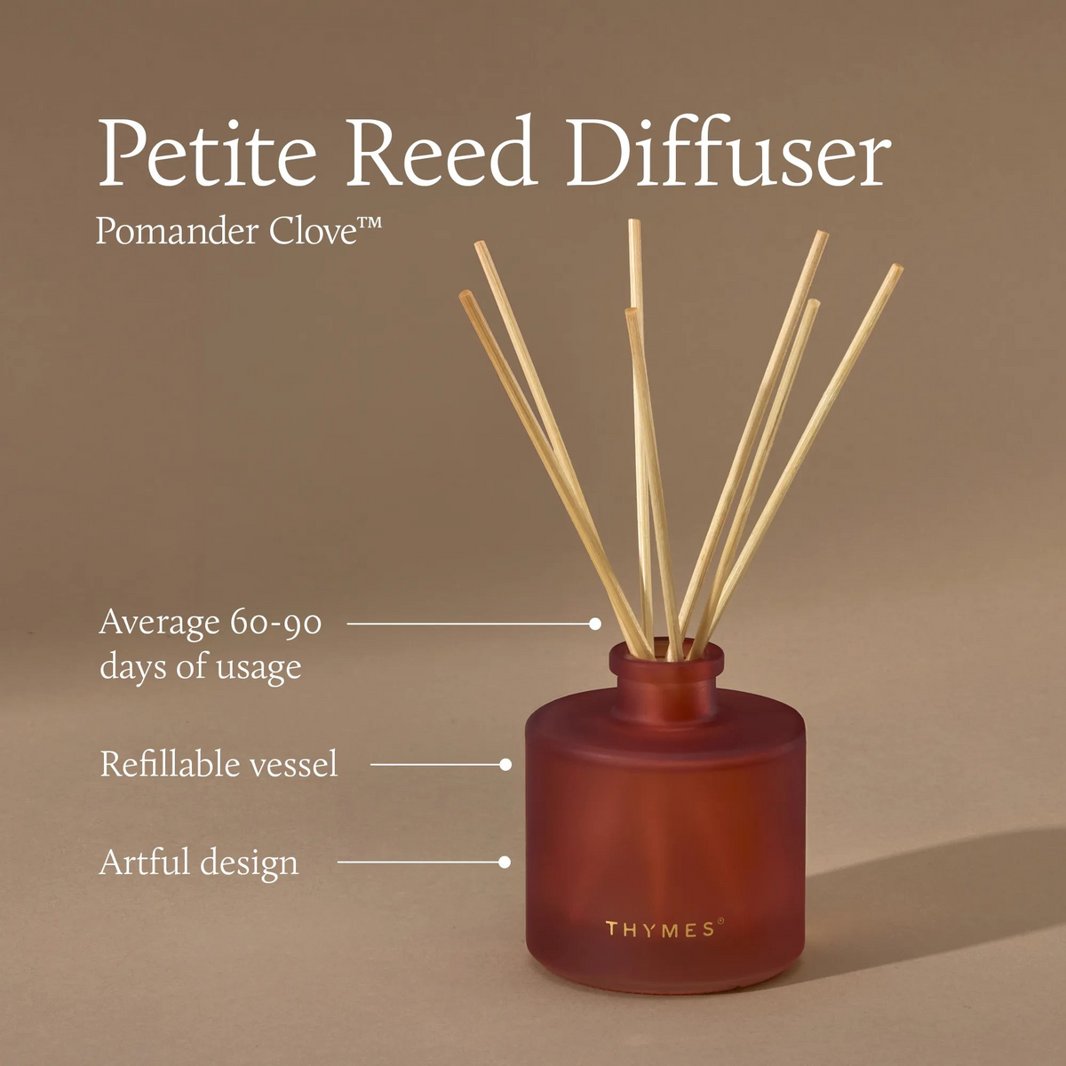 Pomander Clove Petite Reed Diffuser