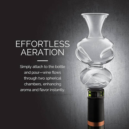 On The Bottle Conundrum Wine Aerator