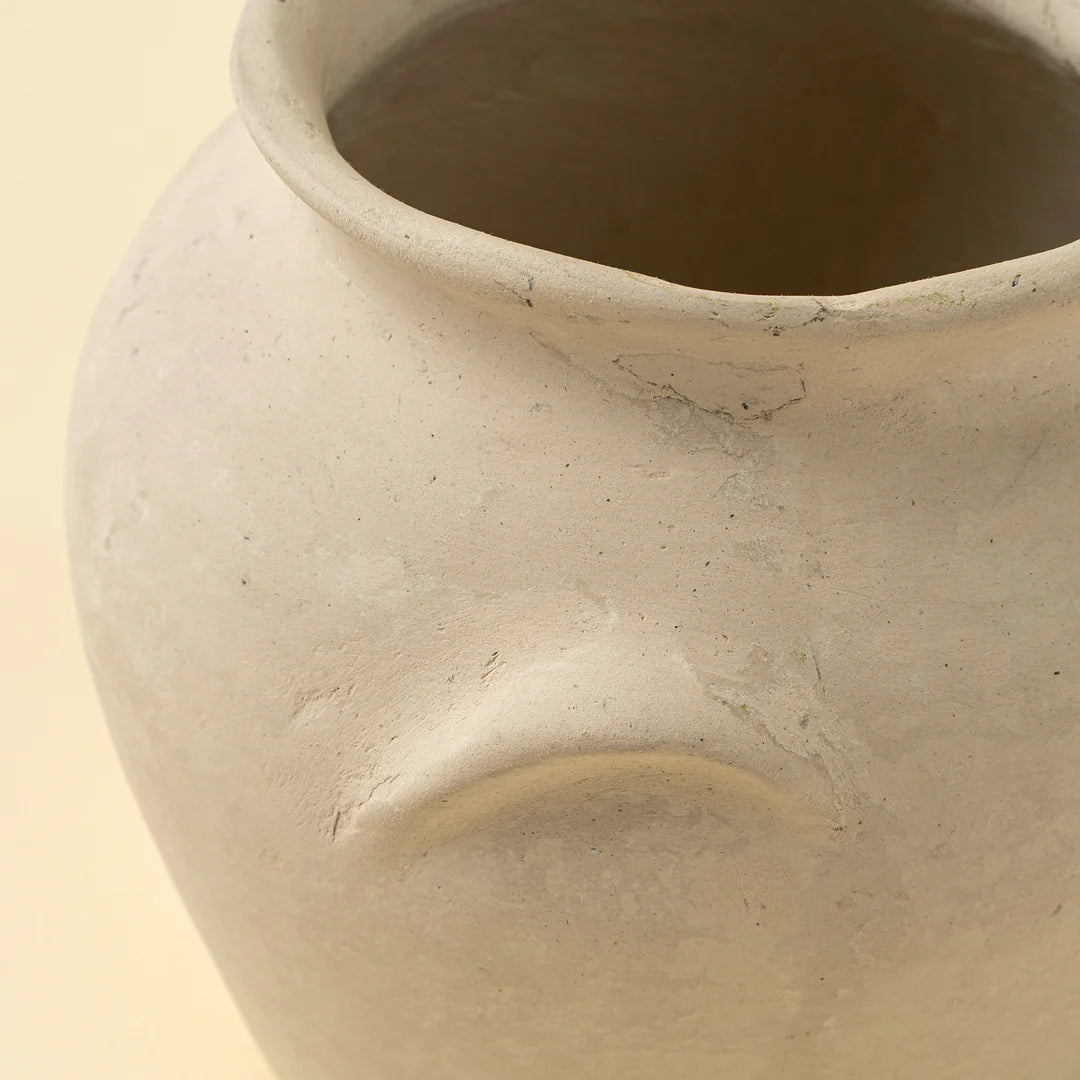 Milos Paper Mache Urn Large