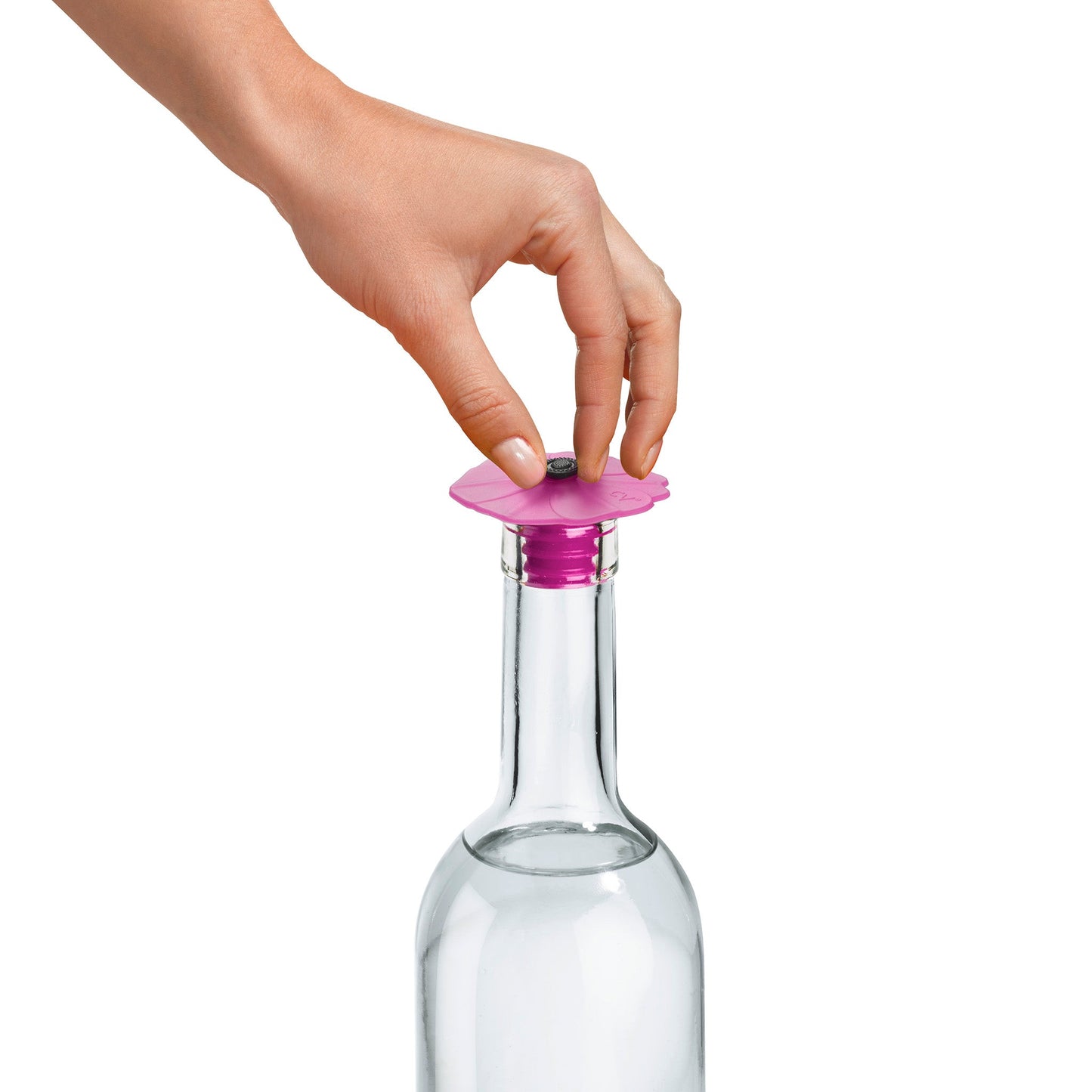 Poppy Bottle Stopper (Purple Orchid)