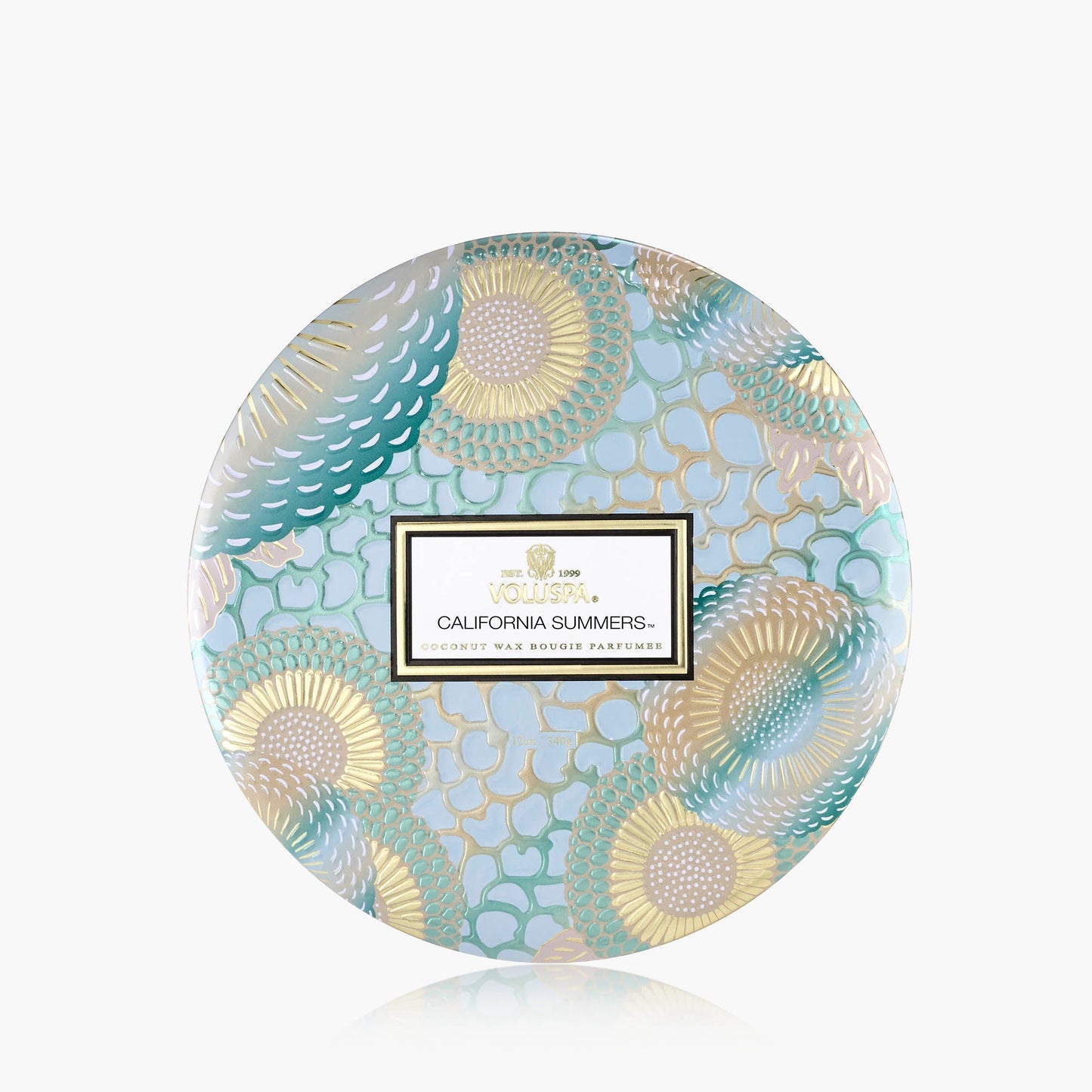 California Summers 3 Wick Tin Candle