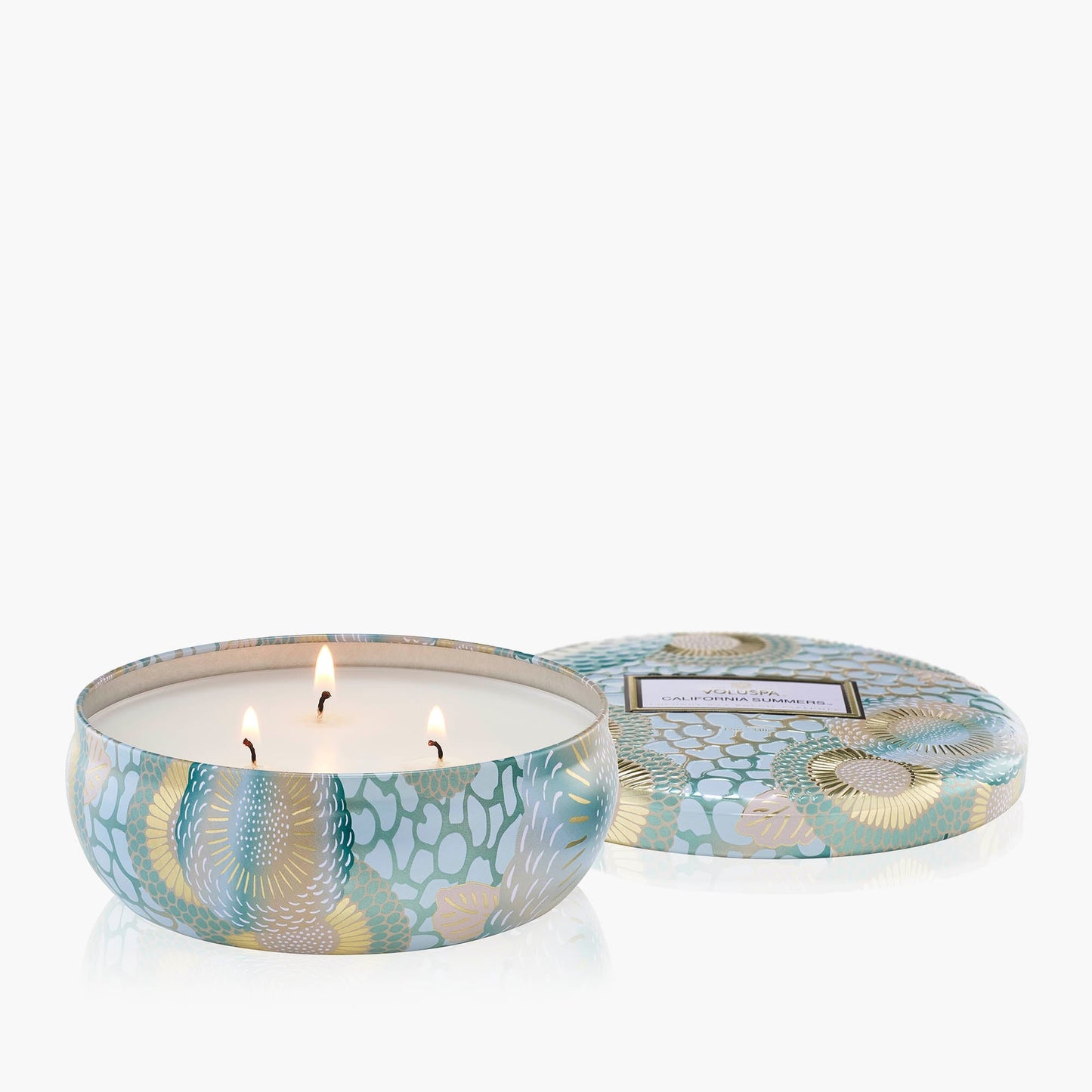 California Summers 3 Wick Tin Candle