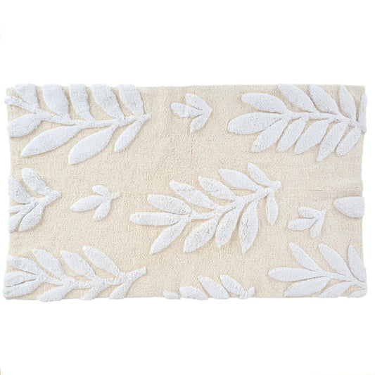 Fern Fronds Double Wide Bath Mat