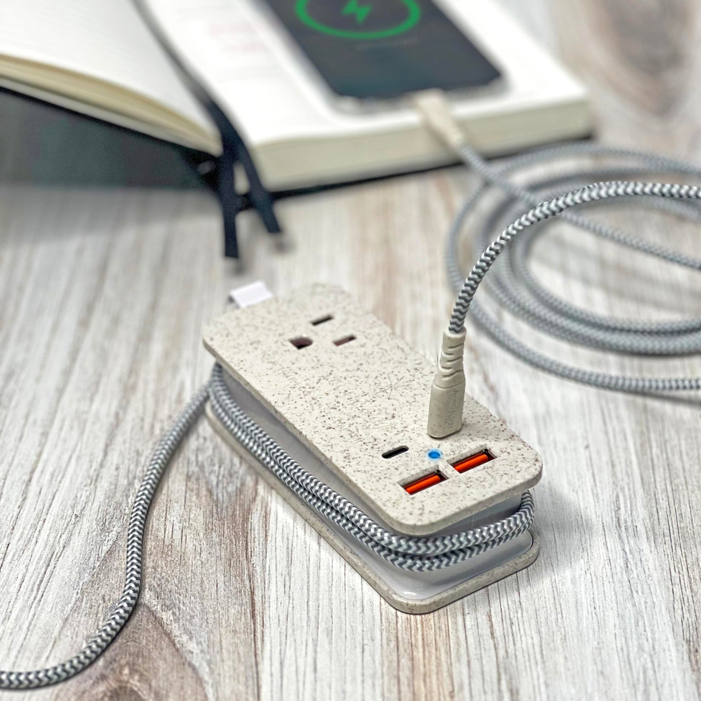 Tech Candy Travel Charging Station | Natural