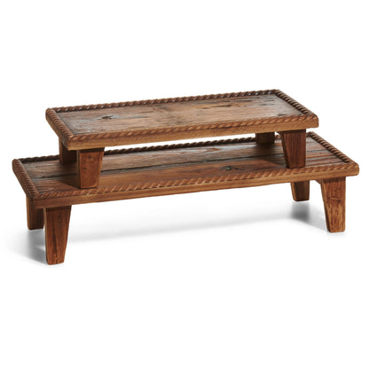 Rope Style Wood Risers