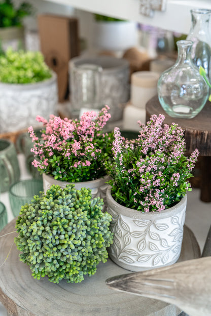Floral Berry Seed Ball 5" Green