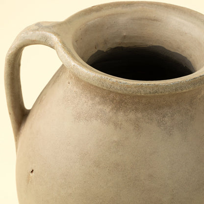 Rhodes Pitcher Vase - Reactive Brown