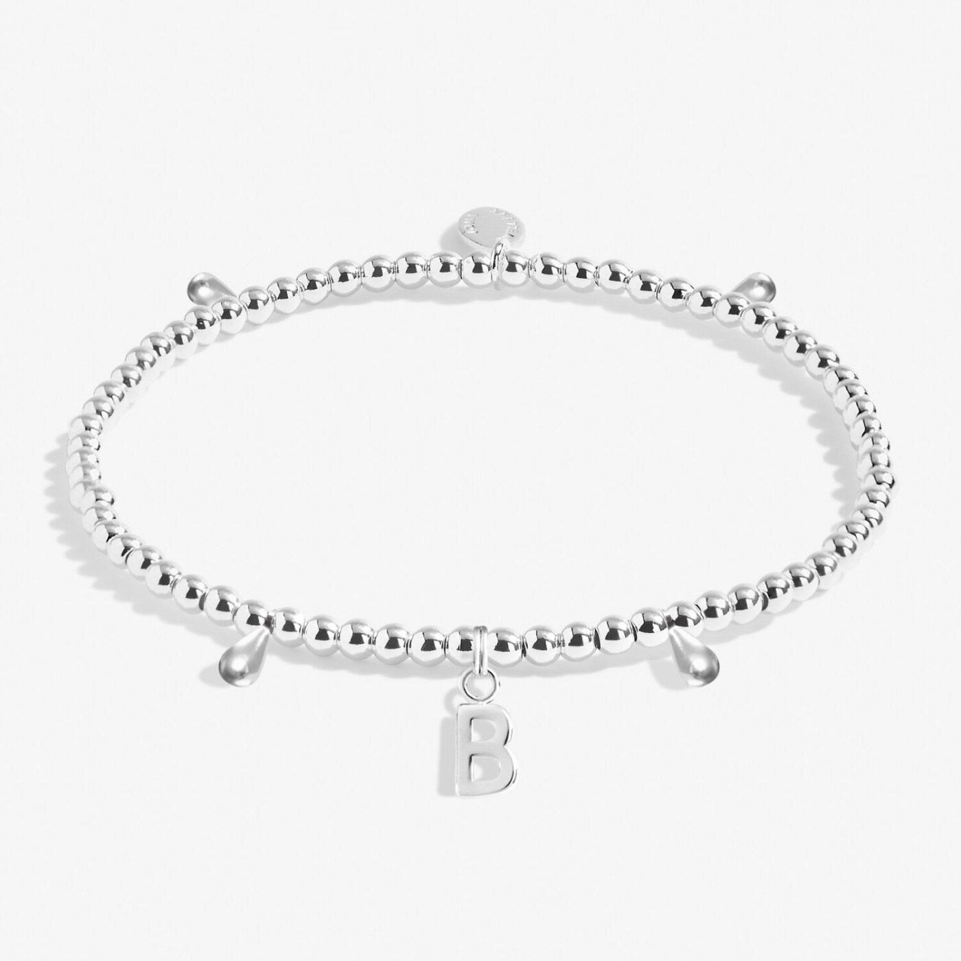 A Little Alphabet Bracelet in Silver Plating