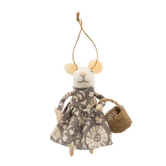 Josephine Mouse Holiday Ornament