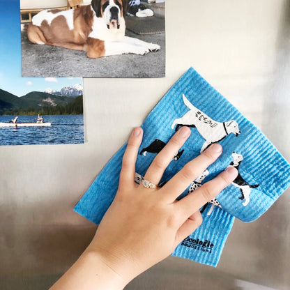 Dog Days Swedish Dishcloth