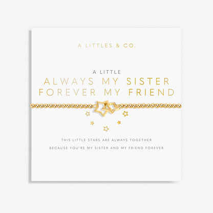 A Little 'Always My Sister, Forever My Friend' Bracelet
