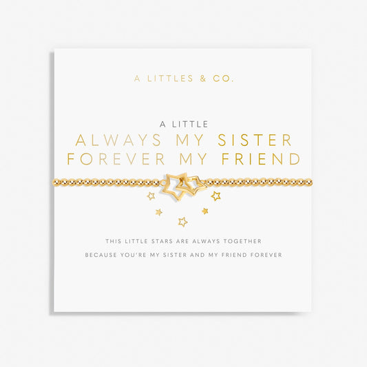 A Little 'Always My Sister, Forever My Friend' Bracelet