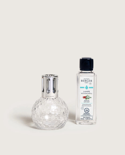 Clear Disco Fragrance Lamp Gift Set