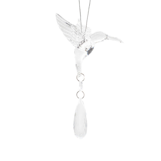4.5" Hanging Hummingbird Ornament
