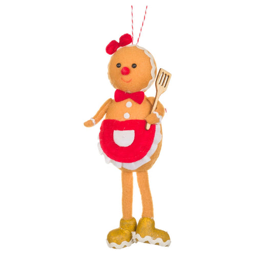 Gingerbread Female Chef Ornament