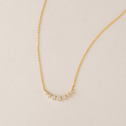 Dewdrop Necklace - White Opal