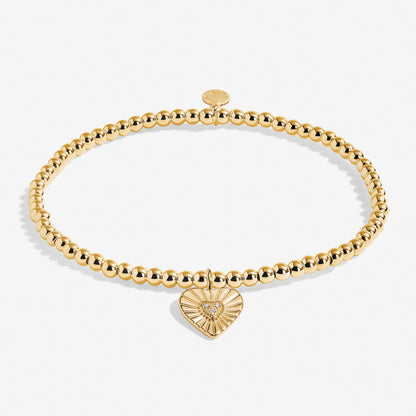 A Little 'Positivity' Bracelet In Gold-Tone Plating