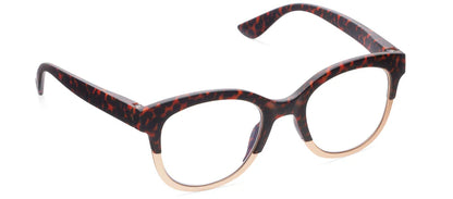 Georgia Blue Light Glasses Leopard Tortoise/Gold