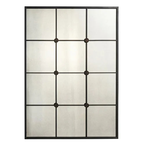 Tile Black 38" Mirror