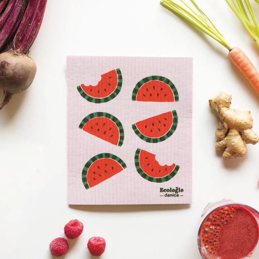 Melon Pop Swedish Dishcloth