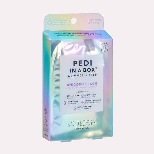 Pedi in A Box 5 Step Glimmer - Unicorn Peach
