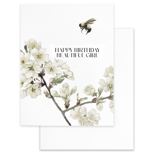 Beautiful Girl Birthday Card