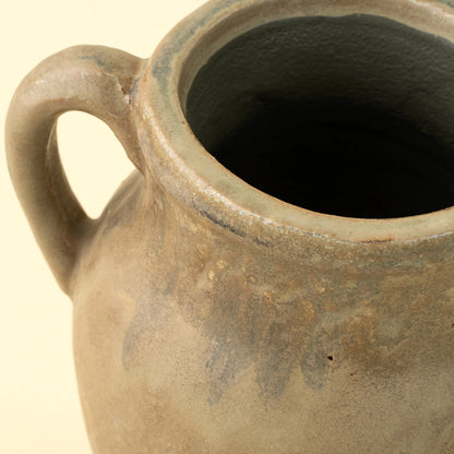 Rhodes Pitcher Vase - Reactive Brown