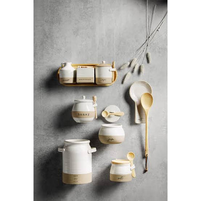 Stoneware Jam Jar Set