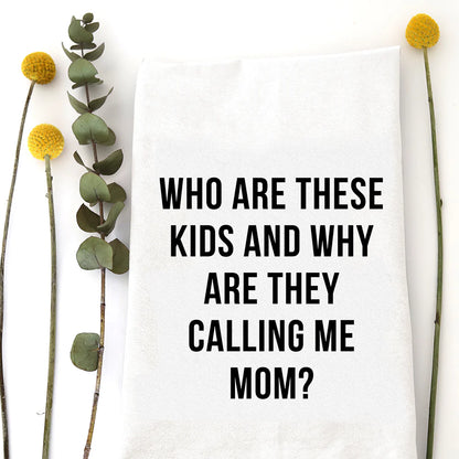 Who are these kids? Tea Towel