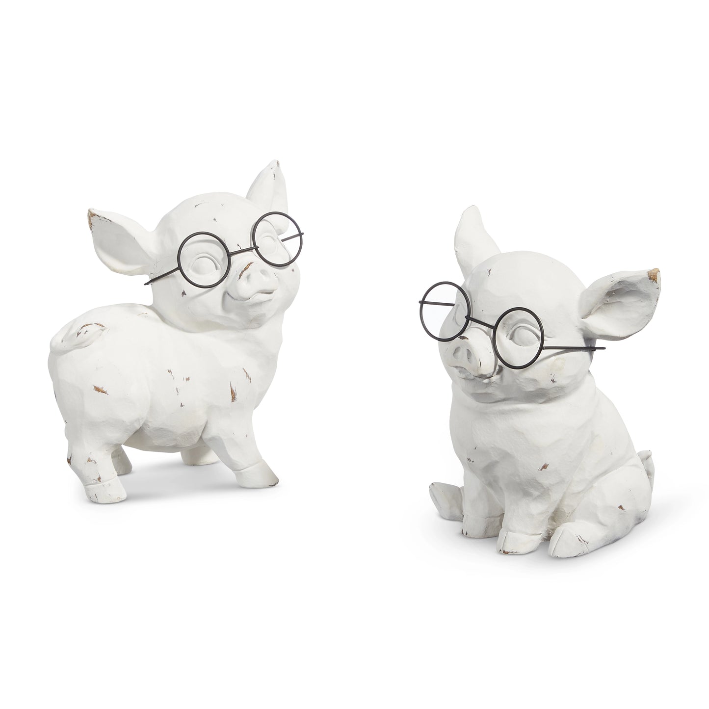 6.5" Pig With Glasses
