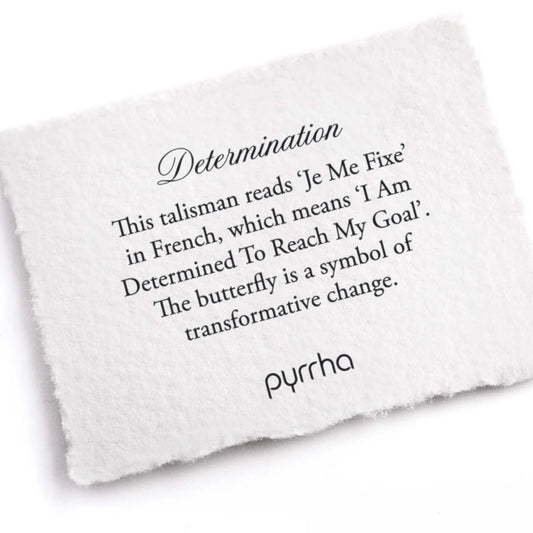 Determination Recycled Sterling Silver Pendant Necklace