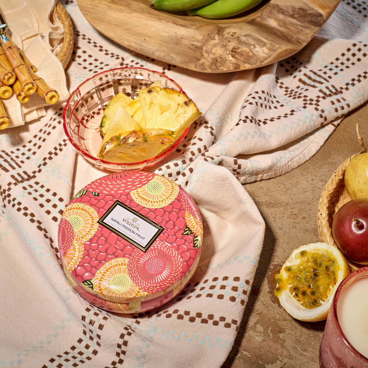 Nāpali Passion Fruit 3 Wick Tin Candle