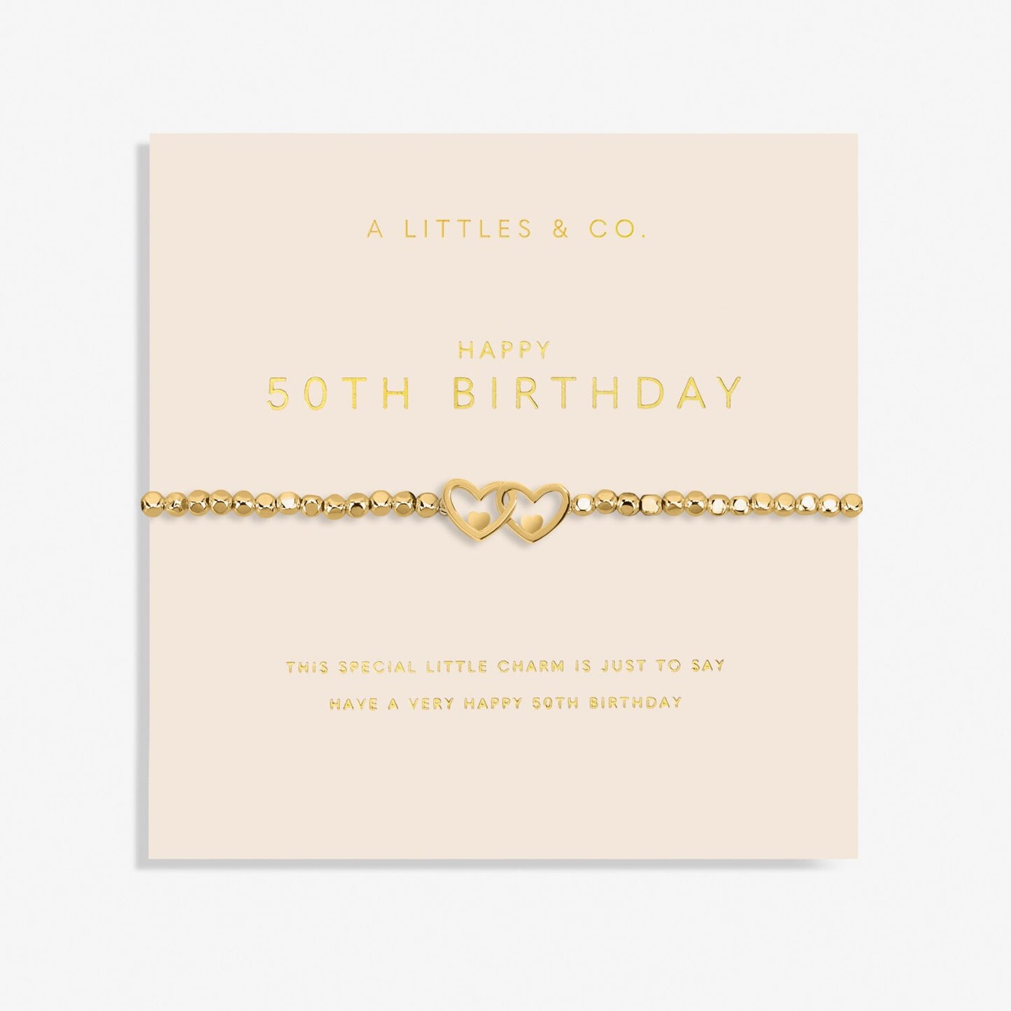 Forever Yours '50th Birthday' Bracelet