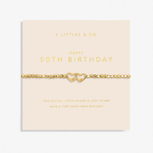 Forever Yours '50th Birthday' Bracelet