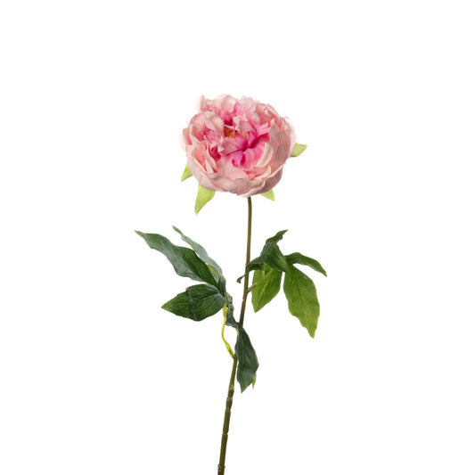 Real Touch Peony Stem Pink - 23 Inch