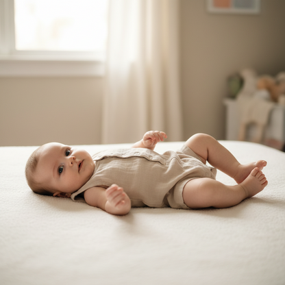 Muslin Linen Romper Shortie