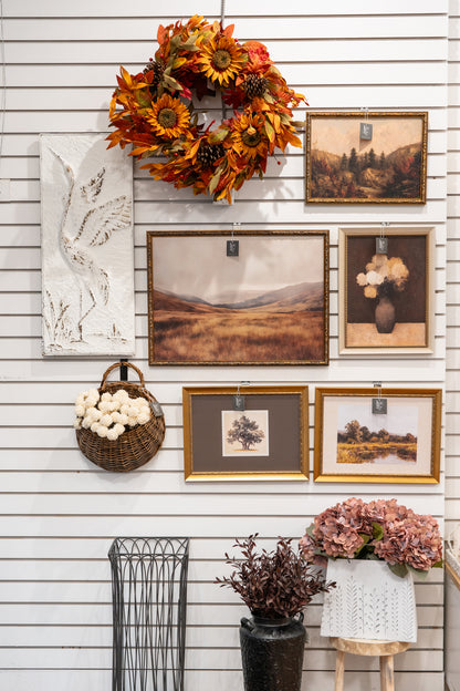 Sunflower & Pinecone Wreath