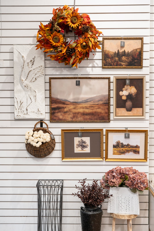 Sunflower & Pinecone Wreath