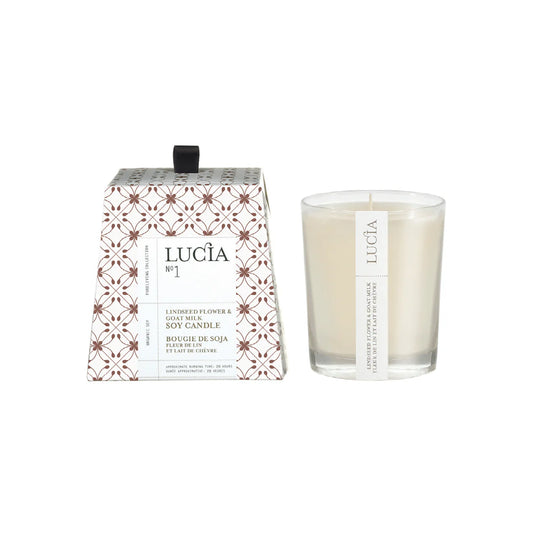 N°1 Linseed Flower & Goat Milk Soy Candle