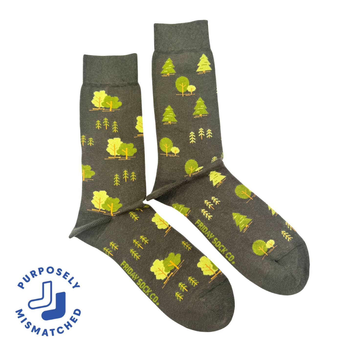 Men's Trees This Did Good Mismatched Socks, Socks Give Back