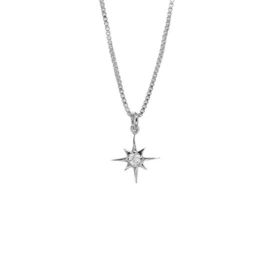 North Star Necklace - Silver