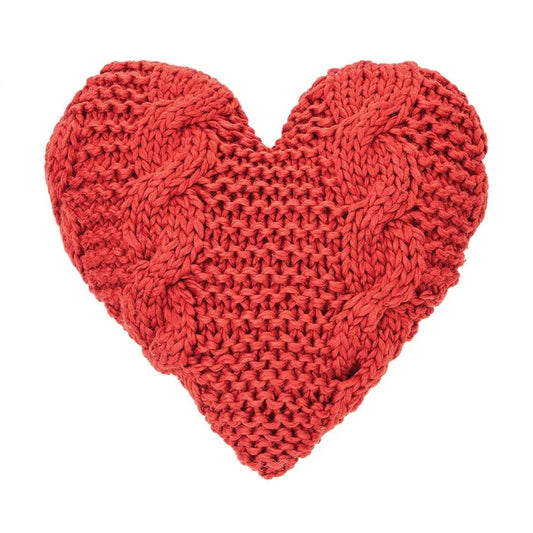 Cinnamon Heart Red Pillow