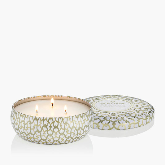 Eucalyptus & White Sage 3 Wick Tin Candle