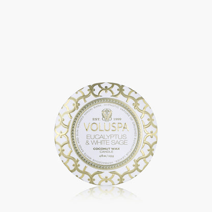 Eucalyptus & White Sage Mini Tin Candle