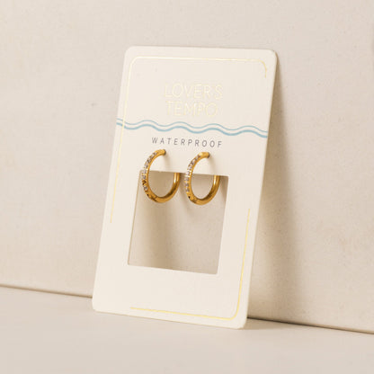 Evie 15mm Hoop Earrings Gold