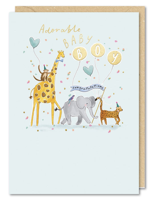 Adorable Baby Boy Card