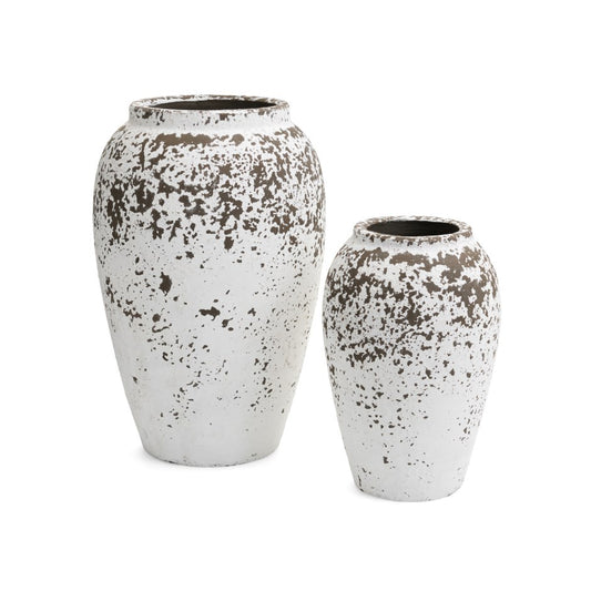 Textured Terracotta Vase