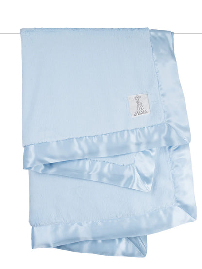 Little Giraffe Blue Luxe™ Chenille Baby Blanket