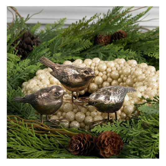 4” Antique Gold Bird