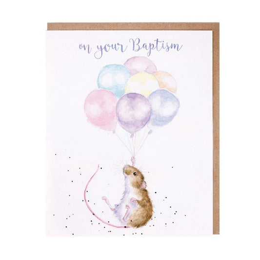 Hold On Tight Baptism Card